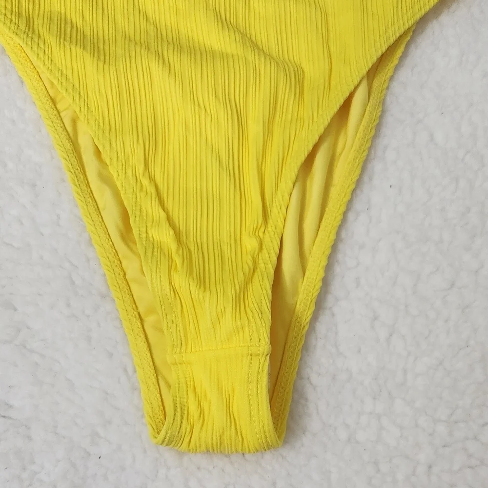New!Frankie's Bikinis Amne Plisse Full Coverage Bikinis Bottoms‎